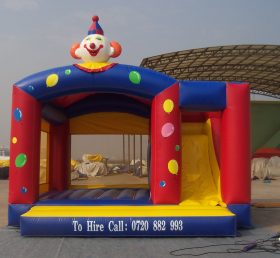 T2-2950 Trampolim inflável palhaço feliz