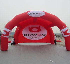 Tent1-430 Tenda inflável estrela vermelha