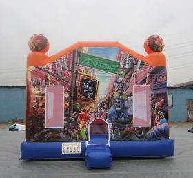 T2-3095 Trampolim Inflável da Disney Crazy Animal City