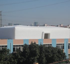 Tent1-291 Tenda branca inflável e durável