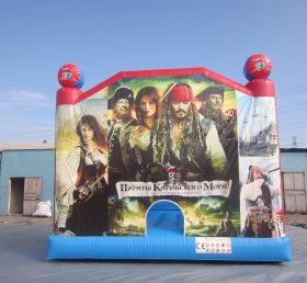 T2-2811 Trampolim inflável pirata