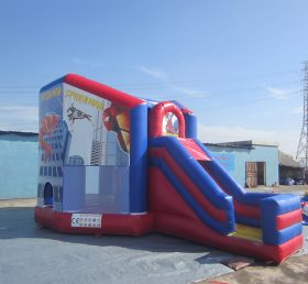 T2-700 Trampolim inflável super-herói Homem-Aranha