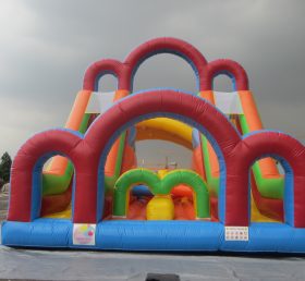 T8-1065 Slides infláveis ​​gigantes de cor de design popular