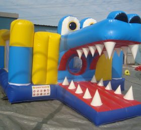 T2-162 Trampolim inflável de crocodilo