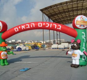 Arch1-152 Arco inflável de publicidade de desenho animado