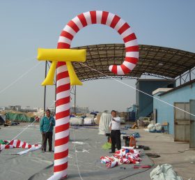 C6-1 Decoração de doces inflável de Natal