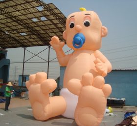 Cartoon1-689 Cartoon inflável bebê gigante
