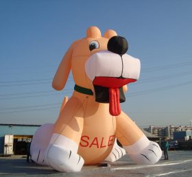 Cartoon1-699 Cartoon inflável de cachorro