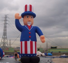 Cartoon1-805 Cartoon americano inflável gigante