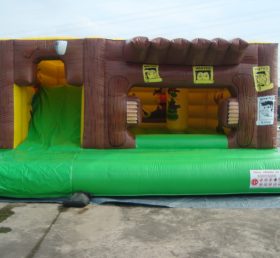 T2-2838 Trampolim inflável cowboy ocidental