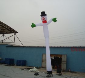 D2-16 Dançarino aéreo de boneco de neve inflável