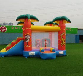 T2-3084 Castelo tropical inflável