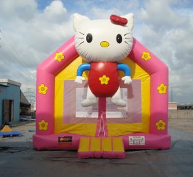 T2-2549 Trampolim inflável Hello Kitty