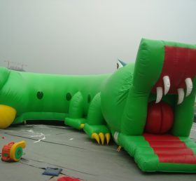 T8-404 Escorpião inflável de crocodilo adulto infantil
