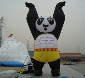Cartoon1-801 Cartoon inflável panda