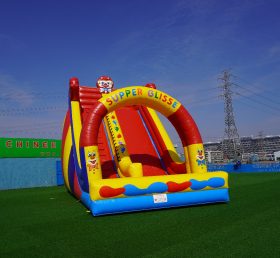 T8-1411 Slides infláveis ​​de palhaço de aniversário residencial