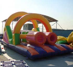 T7-100 Curso de trampolim inflável