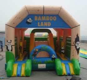T2-2237 Trampolim inflável de bambu
