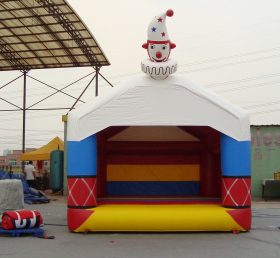 T2-2938 Trampolim inflável palhaço feliz