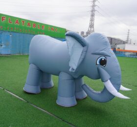 M1-305 Cartoon móvel inflável de elefante