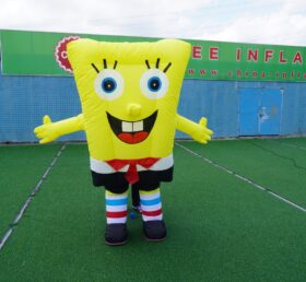 M1-165 Cartoon móvel inflável Bob Esponja