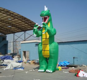 Cartoon1-710 Cartoon inflável de dinossauro