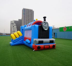 T2-2865 Inflável Thomas trem salta castelo inflável casa de salto de ar Bouner Thomas trem