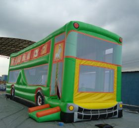 T1-128 Trampolim inflável de ônibus