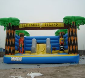 T2-2868 Trampolim inflável pirata
