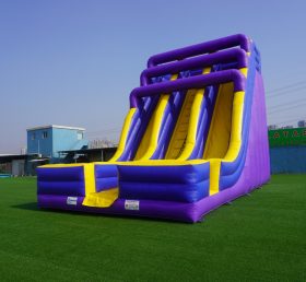 T8-961 Bloco inflável roxo adulto gigante comercial