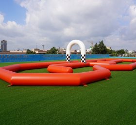 T11-519 Jogo de esportes de desafio de pista inflável