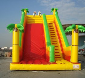 T8-1237 Bloco de castelo inflável gigante com tema de selva