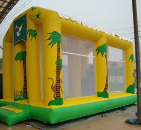 T2-2543 Trampolim inflável com tema de selva