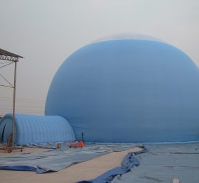 Tent1-76 Tenda inflável gigante azul