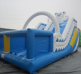 T8-492 Bloco seco interior com tema de urso de inverno para crianças e adultos