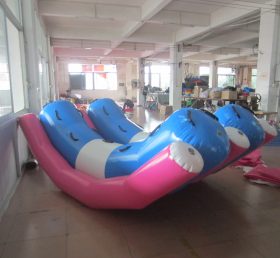 T10-233 Jogo de esportes aquáticos infláveis ​​duplo balancim para festas infantis