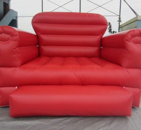 S3-5 Inflação de publicidade de sofá vermelho
