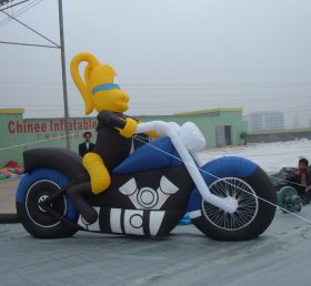 S4-26 Anúncio de motocicleta inflável
