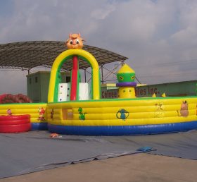 T105 Inflação gigante com tema de selva