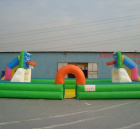 T11-1019 Quadra de basquete inflável
