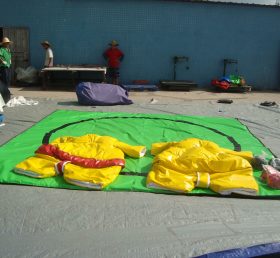 T11-569 Roupa de sumô amarelo