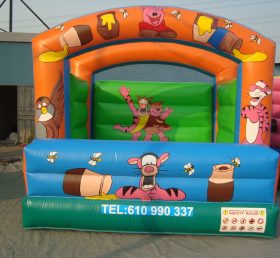 T2-2858 Trampolim inflável de ursinho da Disney Pooh