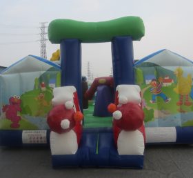 T2-2578 Me coça com o trampolim inflável Elmo