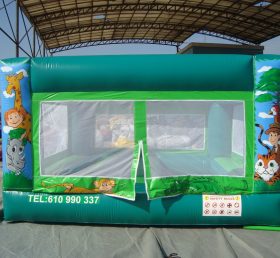 T2-565 Trampolim inflável com tema de selva