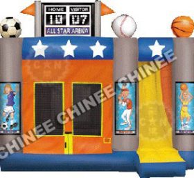 T5-101 Castelo inflável deslizante de estilo esportivo