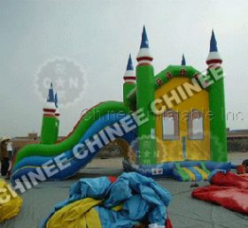 T5-175 Castelo inflável com escorregador