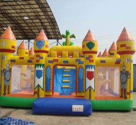 T6-325 Castelo inflável com tema de selva