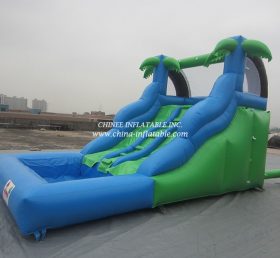 T8-1149 Bloco inflável da selva com piscina
