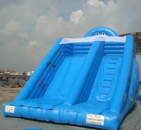 T8-1178 Bloco inflável azul gigante