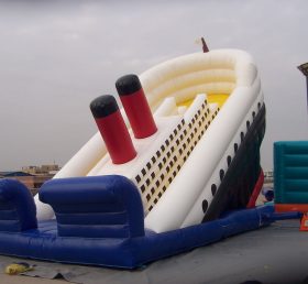 T8-1254 Polia seca inflável Titanic
